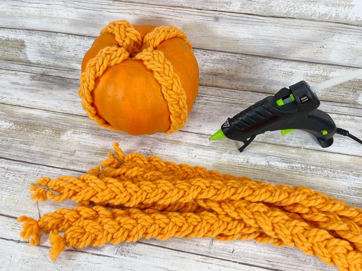 Diy Dollar Tree Faux Sweater Pumpkins