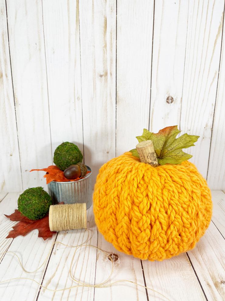 Diy Dollar Tree Faux Sweater Pumpkins