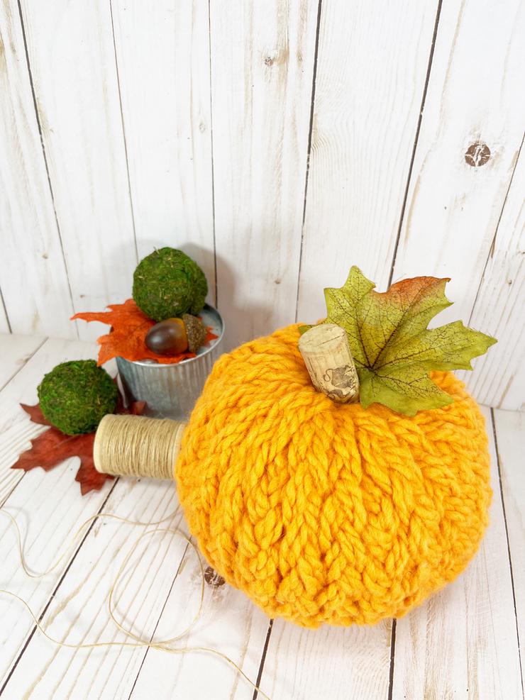 Diy Dollar Tree Faux Sweater Pumpkins