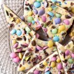 BEST Easter Bark! Easy M & M Bark Recipe - Simple Treat Idea - Easter Party Food - Kids - Teens - Adults - For A Crowd